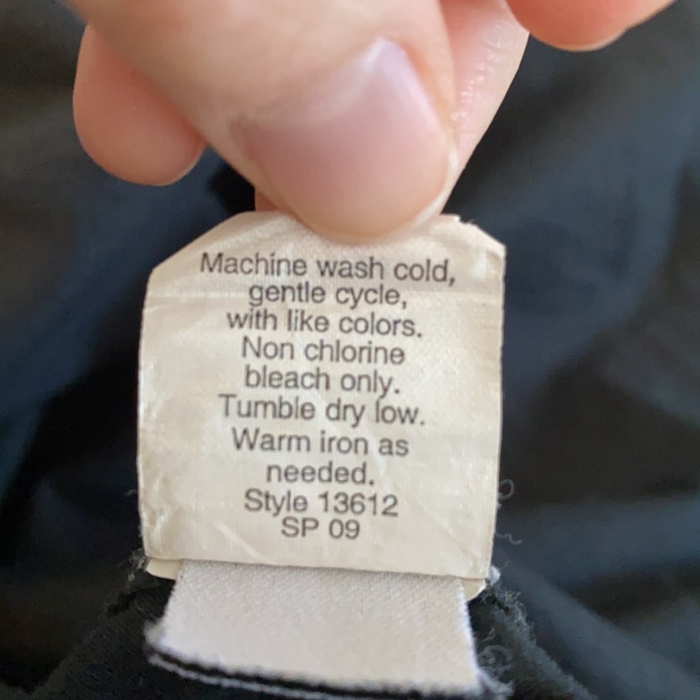 J.Crew black 100% Cotton dress, Size XS - Picture 6 of 6